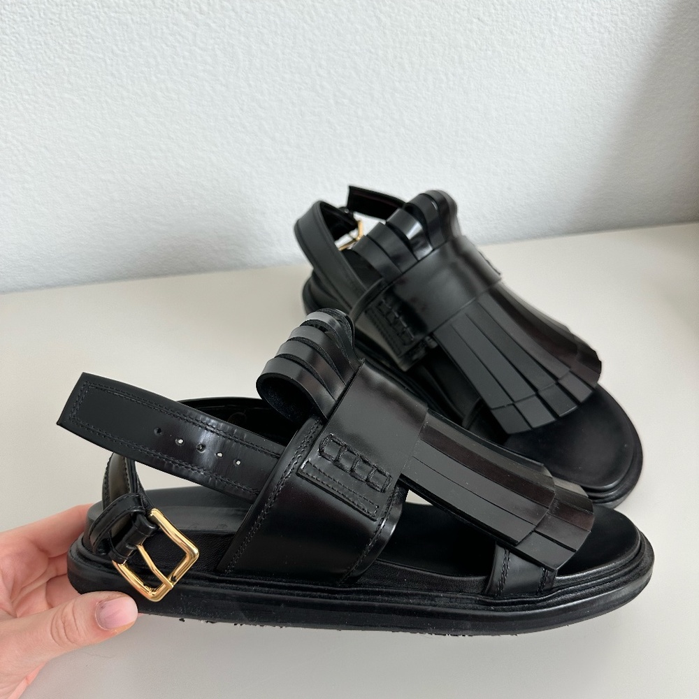 Marni Leather Sandals - Picture 3 of 5